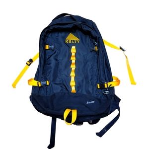 Kelty Breeze Outdoor Hiking Camping Black & Yellow  Backpack